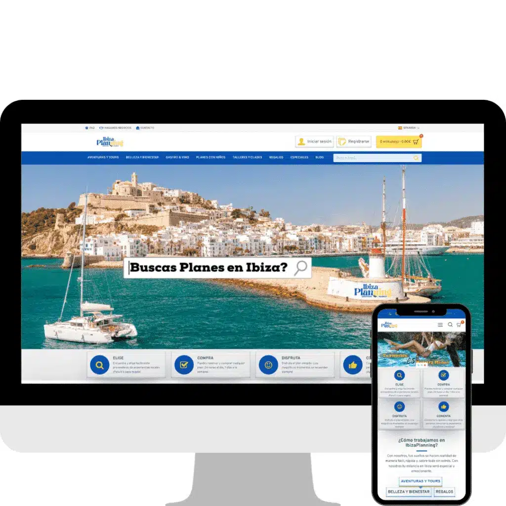 Creación de tiendas online 3 Ibiza Planning