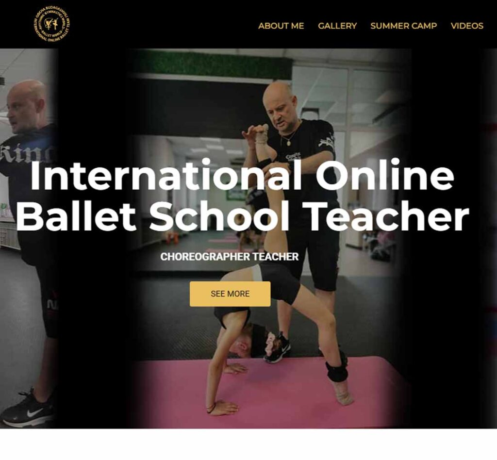 Creación de la página web corporativa Balletworld.net